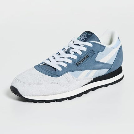Reebok Unisex-Adult Classic Leather V1 Sneaker, Y2k Blue/Shadow/Grey 1, 7.5 Women/6 Men