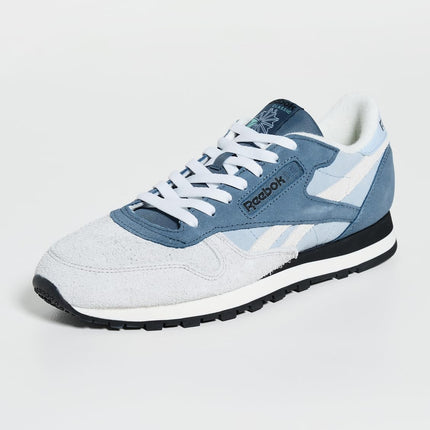 Reebok Unisex-Adult Classic Leather V1 Sneaker, Y2k Blue/Shadow/Grey 1, 7 Women/5.5 Men