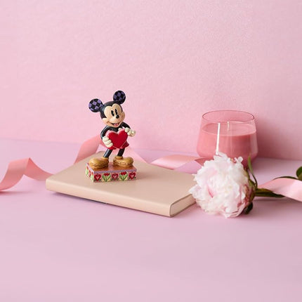 Disney Traditions Mickey Heart Personalisable Figurine