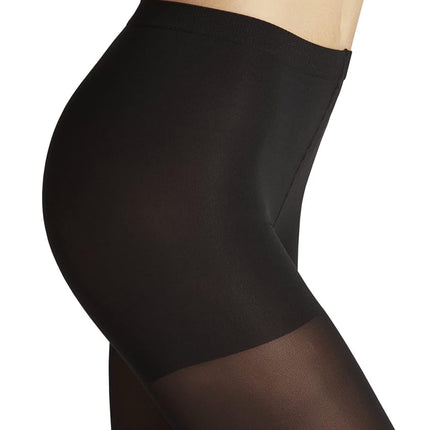 FALKE Women's Shaping Panty 50 DEN W Ti Semi-Opaque Shaper Effect Tights 1 Pair, Black 3009, M