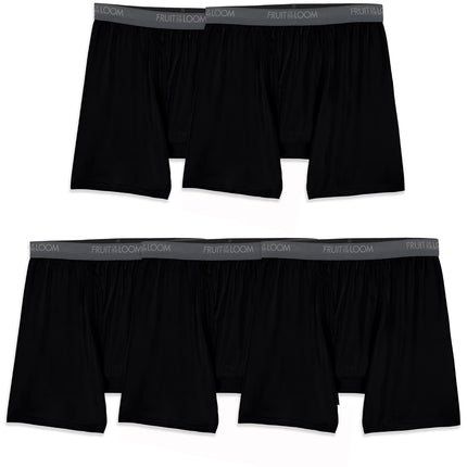 Fruit of the Loom Men's Boxer Briefs, Regular Leg-