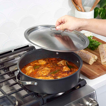 Nordic Ware Verde Ceramic Nonstick Braiser with Lid