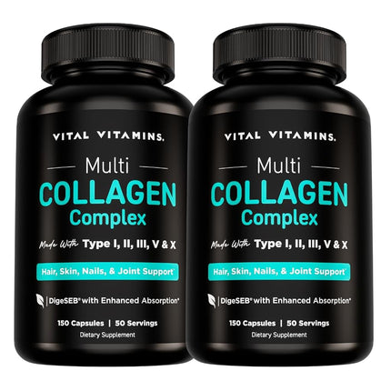 Vital Vitamins Multi Collagen Complex (2 Pack) - T