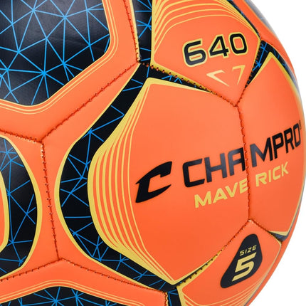 Balón de fútbol Maverick, talla 5, naranja óptico