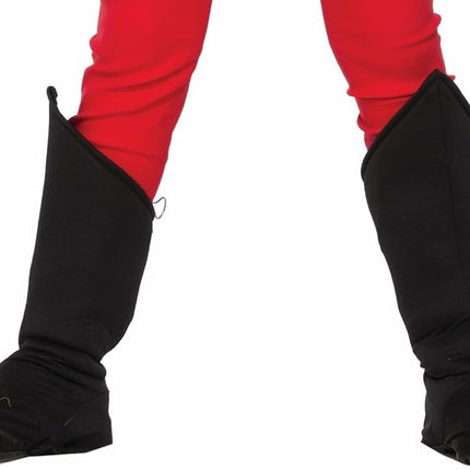 Forum Novelties Child Hero Boot Covers, Black