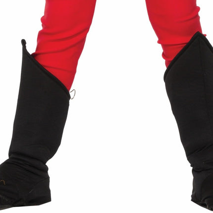 Forum Novelties Child Hero Boot Covers, Black