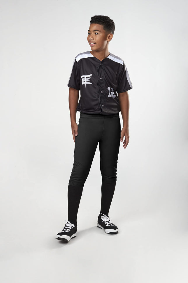 WILSON Boys' P101K Pull Up Knicker Pant, Black, Small