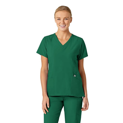 WonderWink W123 6155 Women's Stylized V-Neck Top, 
