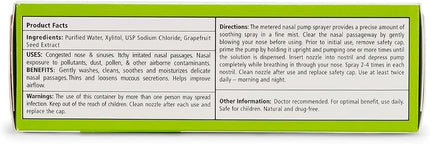 Xlear Natural Nasal Spray with Xylitol, 45 ml (Pack of 2)