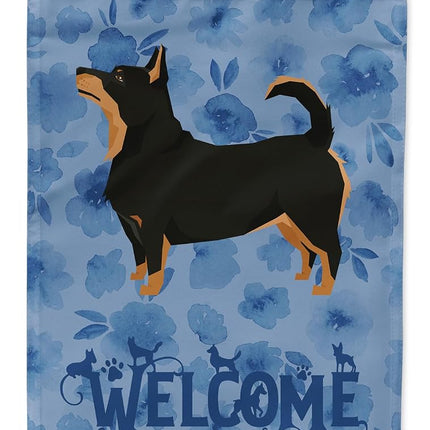 Caroline's Treasures CK6254GF Lancashire Terrier Welcome Flag Garden Size, Small, Multicolor