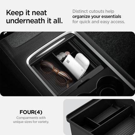 SPIGEN for Tesla Model 3/Y Center Console Organizer Tray, Black