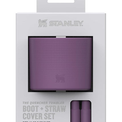 STANLEY Quencher – 1180 ml (40 oz) Boot + Straw Cover, Dark Lilac