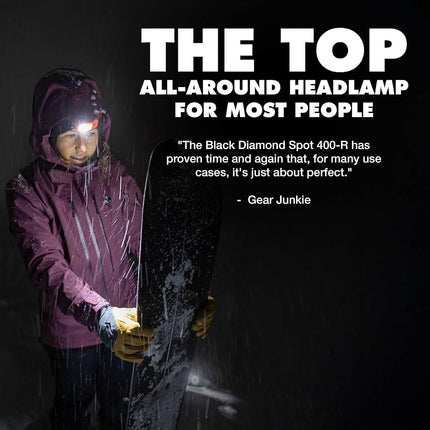 Black Diamond Equipment Spot 400-R Headlamp, Graphite