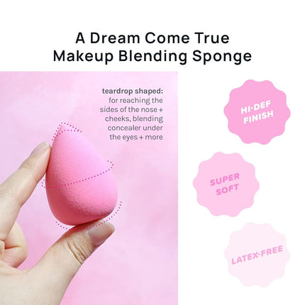 AOA Studio Collection MiNi Makeup Sponge Set Makeup Blender Latex Free and High-definition Set of 6 Makeup Blender For Powder Cream and Liquid, Super Soft Wonder Blender Beauty Cosmetic 3 Tear Drop + 3 Beveled Shape (Pink)…