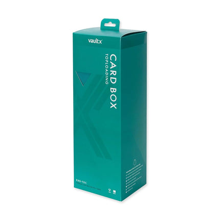 Vault X Card Storage Box Magnetic Lid Dividers Exo-Tec (Teal)