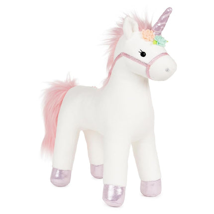 GUND Lily Plush Toy Pink Unicorn 1 Year Old White 