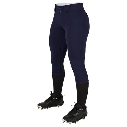 Champro Women's Bp11anyxl Tournament Traditional Low-Rise Pant, Navy, X-Large