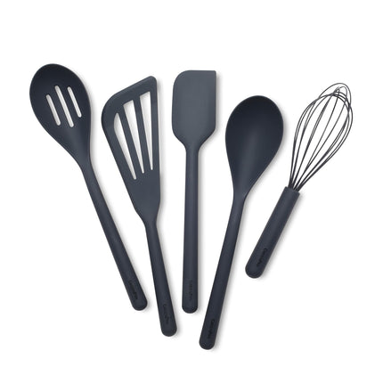 GreenPan Silicone 5 Piece Cooking Utensil Set, Slo