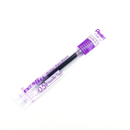 Pentel, 12 x EnerGel Gel Ink Refills 0.5mm Tip Purple Ink LRN5-V