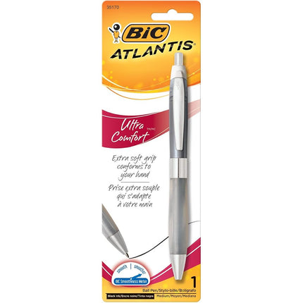 Bic Atlantis Ultra Comfort Ballpoint Pen, Multi-Colour