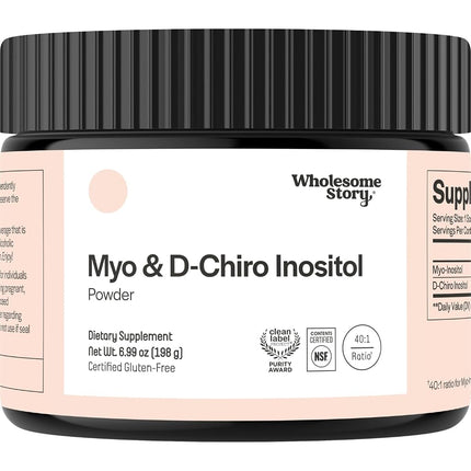 Myo-Inositol & D-Chiro Inositol Powder | 90-Day Su