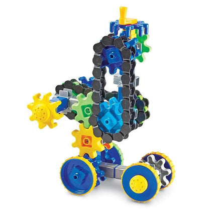 Learning Resources Gears Gears Gears Treadmobiles, STEM, Building Set, 108 Pieces, Ages 5+,Multicolor,Medium