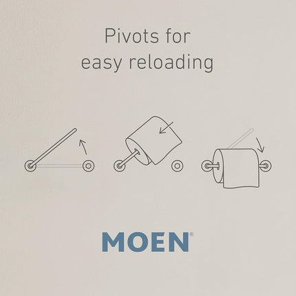 Moen Y2608BRB Banbury Pivoting Paper Holder, Mediterranean Bronze by Moen