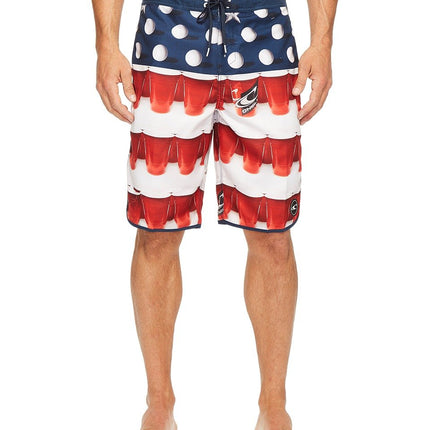 O'Neill Men's Beerpong Scallop 24-7 Boardshort, Re