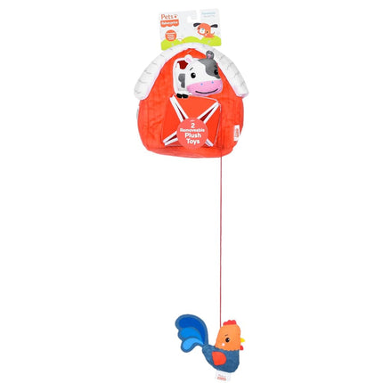 Fisher-Price for Pets Farmhouse Burrow Dog Toy wit