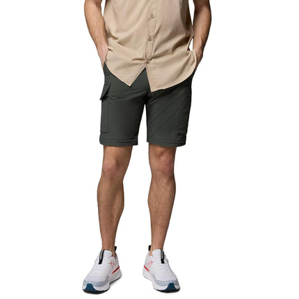 Columbia Men Silver Ridge Convertible Pants - Gravel, Size 38/30