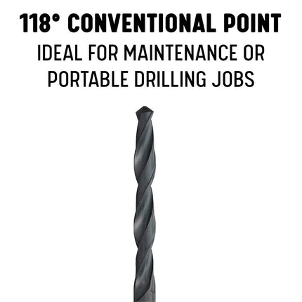 Drill America 7/16"-24 Tap and 9.90mm Drill Bit Kit, POU Series
