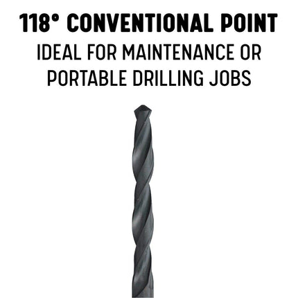 Drill America 7/16"-24 Tap and 9.90mm Drill Bit Kit, POU Series
