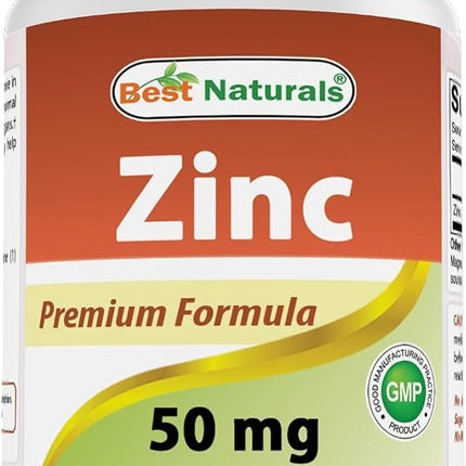 Best Naturals Zinc supplement as Zinc Gluconate 50