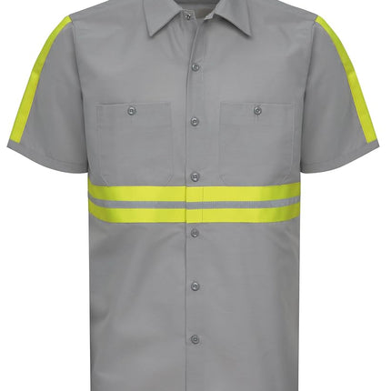 Red Kap Men's Performance Tech 2 Piece Lined Collar Shirt