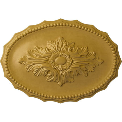 Ekena Millwork CM16OXIGS Oxford Ceiling Medallion, Iridescent Gold