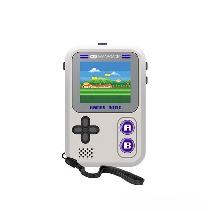 My Arcade Gamer Mini Classic-Purple: Miniature Handheld Gaming System Packed with 160 Games, 1.8'' Color Display (DGUN-3924), Small