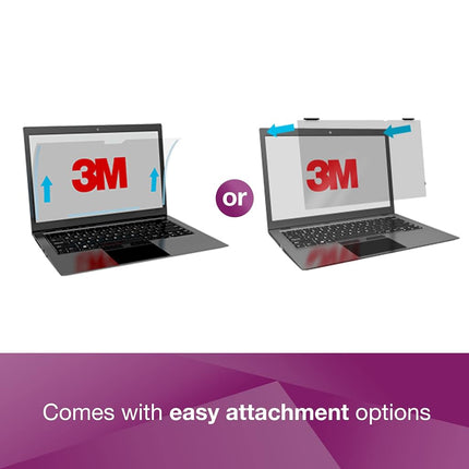 3M Computer Privacy Screen Filter for 24 inch Monitors - High Clarity - Widescreen 16:9 - HC240W9B