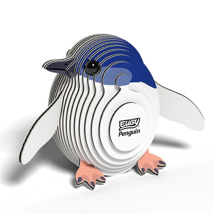 EUGY 017 Penguin 3D Paper Puzzle - 28 Pieces Eco-Friendly Educational Toy Puzzle for Boys, Girls & Kids Ages 6+