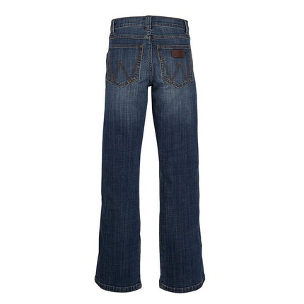 Wrangler Boys' Retro Relaxed Fit Boot Cut Jeans, Falls City, 14 Husky