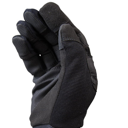 KLEIN TOOLS 40234 Wire Pulling Gloves, Extra Grip Work Gloves with Thumb Reinforcements and Grip Patches on Palm and Fingertips, Extra Large
