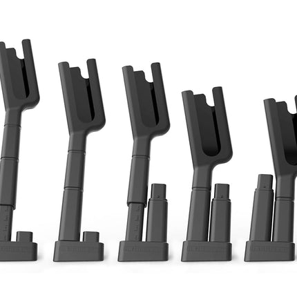 All Mountain Style Adjustable and portable bike rack, black