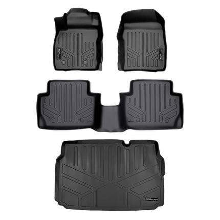 SMARTLINER Custom Fit Floor Mats 2 Rows and Cargo 