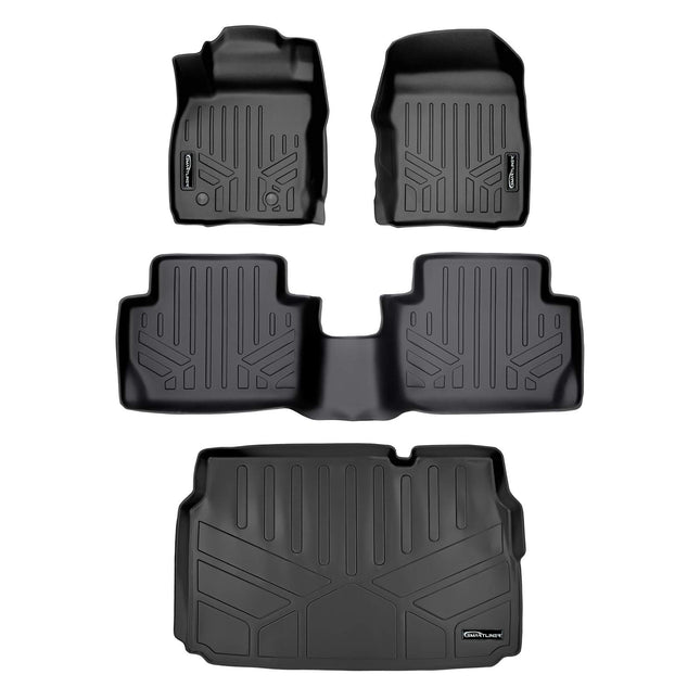 SMARTLINER Custom Fit Floor Mats 2 Rows and Cargo 