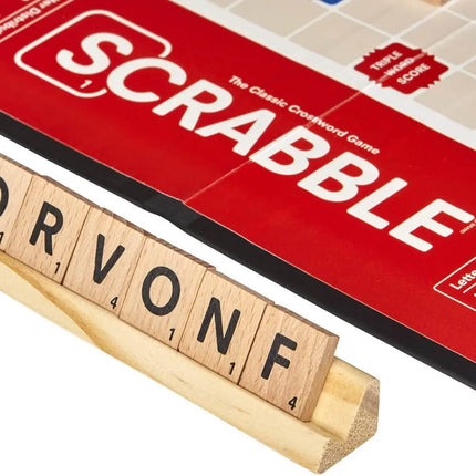Juego de mesa Scrabble - Crucigrama clásico para niños de 8 años en adelante, divertida actividad familiar para 2 a 4 jugadores
