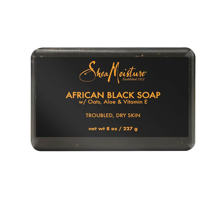 Shea moisture Organic African Black Soap Bar with 