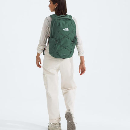 THE NORTH FACE Women's Jester Everyday Laptop Backpack - PFAS Free, Duck Green Dark Heather, One Size, Jester Everyday Laptop Backpack | Commuter Travel Bag With Laptop Sleeve, Water-repellent Finish