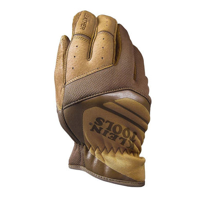 Klein Tools 40228 Journeyman Leather Utility Gloves, X-Large,Brown