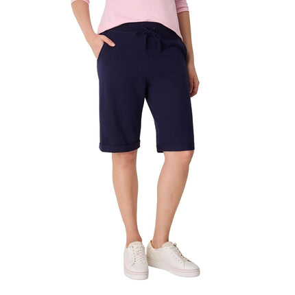 Hanes Women's French Terry Bermuda Short - Blue -