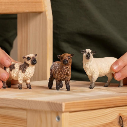 Schleich Farm World - 3Pc Sheep Friends Playset - Kids Ages 3+ | 42660