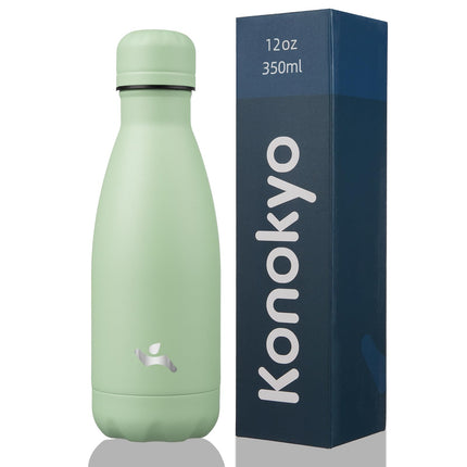 Konokyo Insulated Water Bottles,12oz Double Wall S